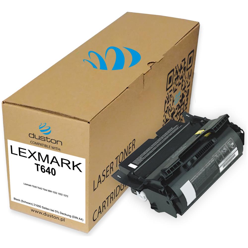 TONER COMPATIBILE - 5x 64036he, 64016he Negro Compatible Con Lexmark T640 T642 T644 Ibm 1532 1552 1572 - Foto 2