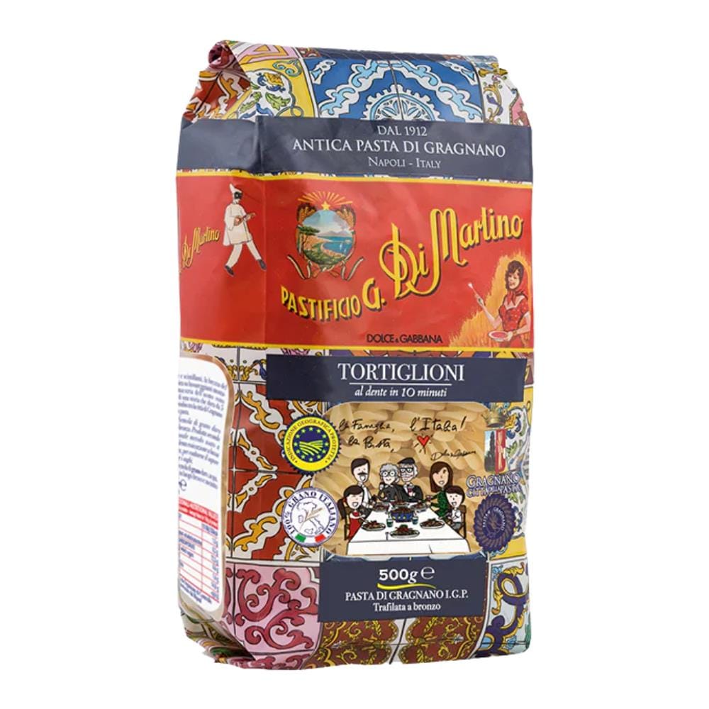 Pastificio G Di Martino Tortiglioni Pasta Di Gragnano Igp 500 Grammi - Foto 2