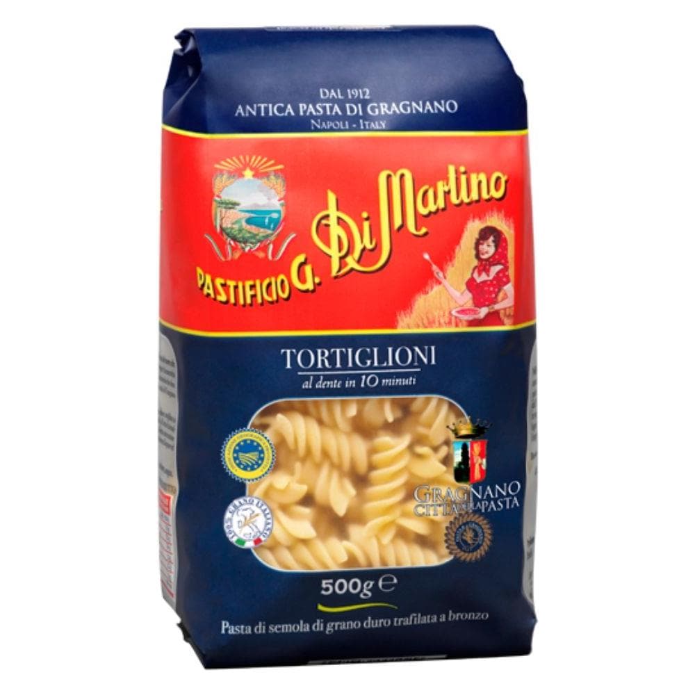 Pastificio G Di Martino Tortiglioni Pasta Di Gragnano Igp 500 Grammi - Foto 1