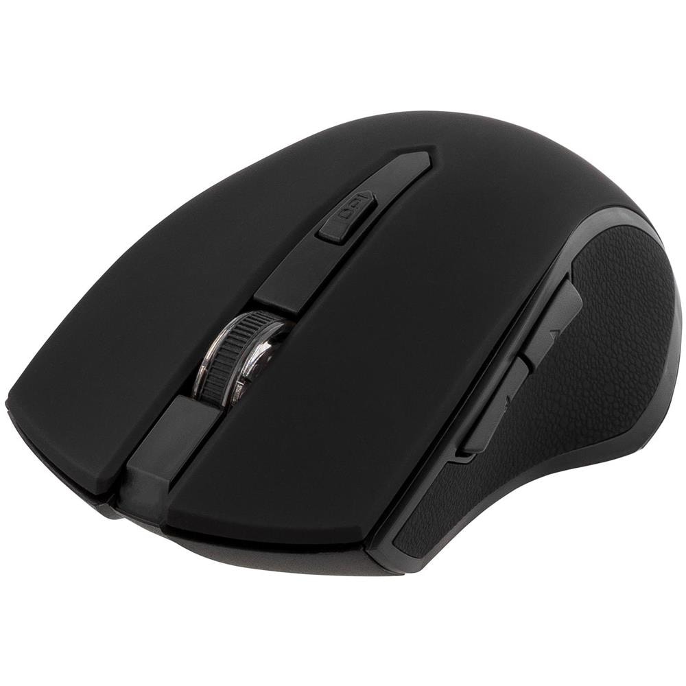 Mouse Ottico Wireless Deltaco, 6 Pulsanti Con Scroll, 1600 Dpi, Usb, Nero - Foto 1