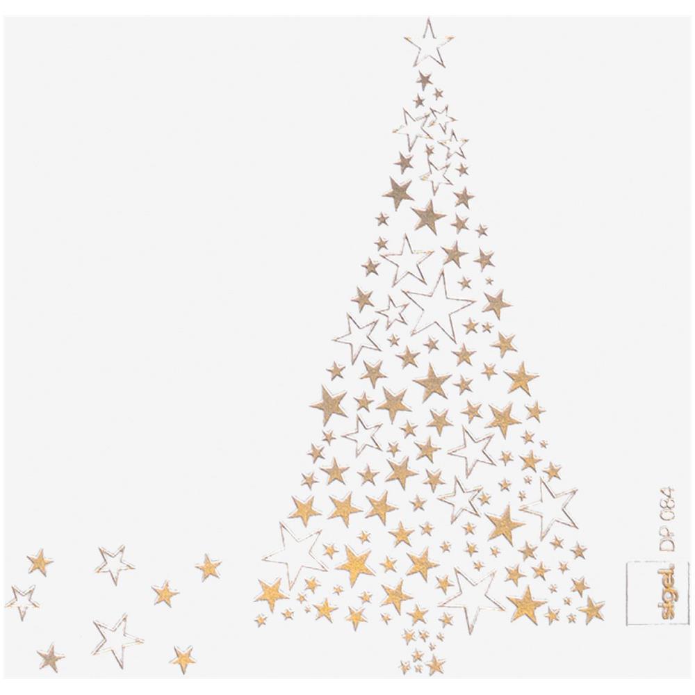 Weihnachts-motiv-papier ""golden Tree"", A4, 90 G / qm Feinpapier, Fr Inkjet / laser / kopierer - 1 Stck (dp084)  - Foto 3