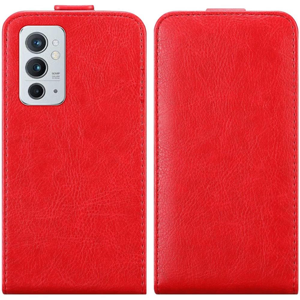 Custodia Compatibile Con Oneplus 9rt 5g In Rosso Mela - Coperchio Protettivo In Design Flip Con Chiusura Magnetica - Foto 8