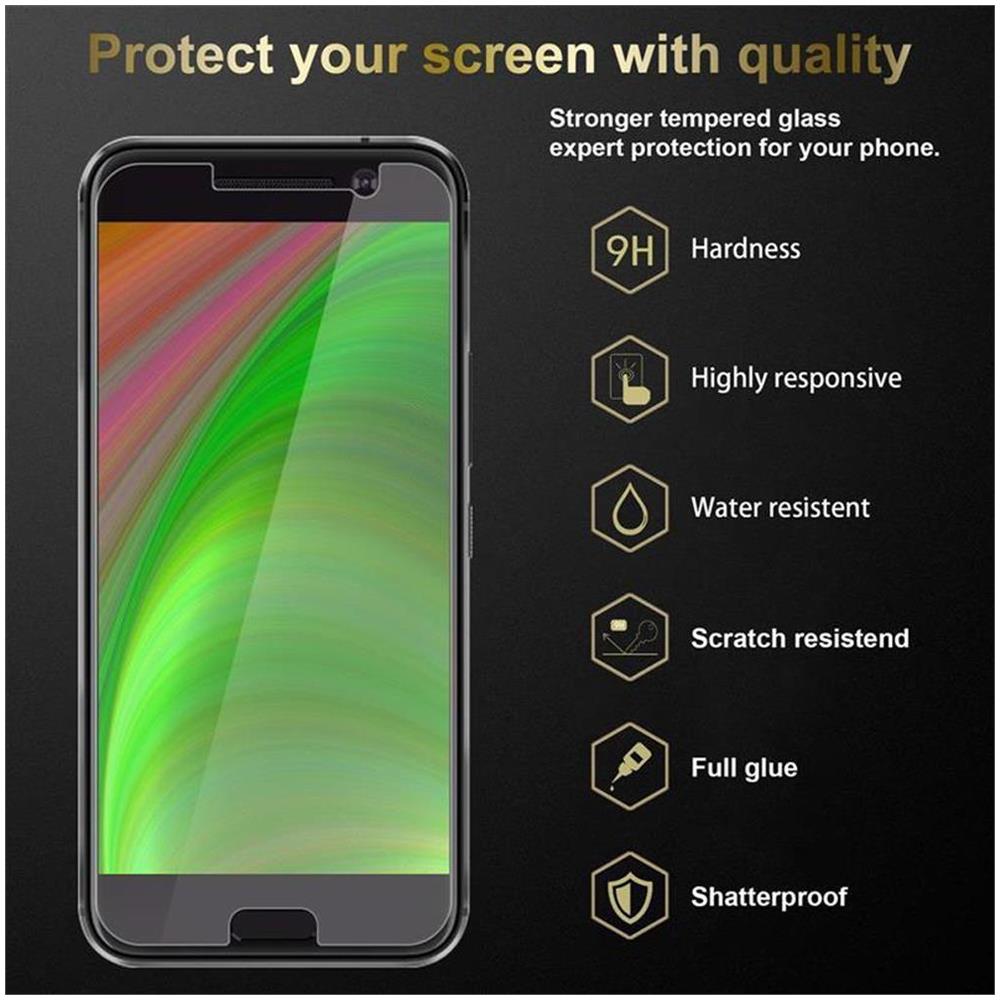3x Pellicola Di Armatura Compatibile Con Htc M10 In Elevata Trasparenza - 3x Vetro Temperato (tempered) Di Protezione Del Display In Durezza 9h Con 3d Touch - Foto 2
