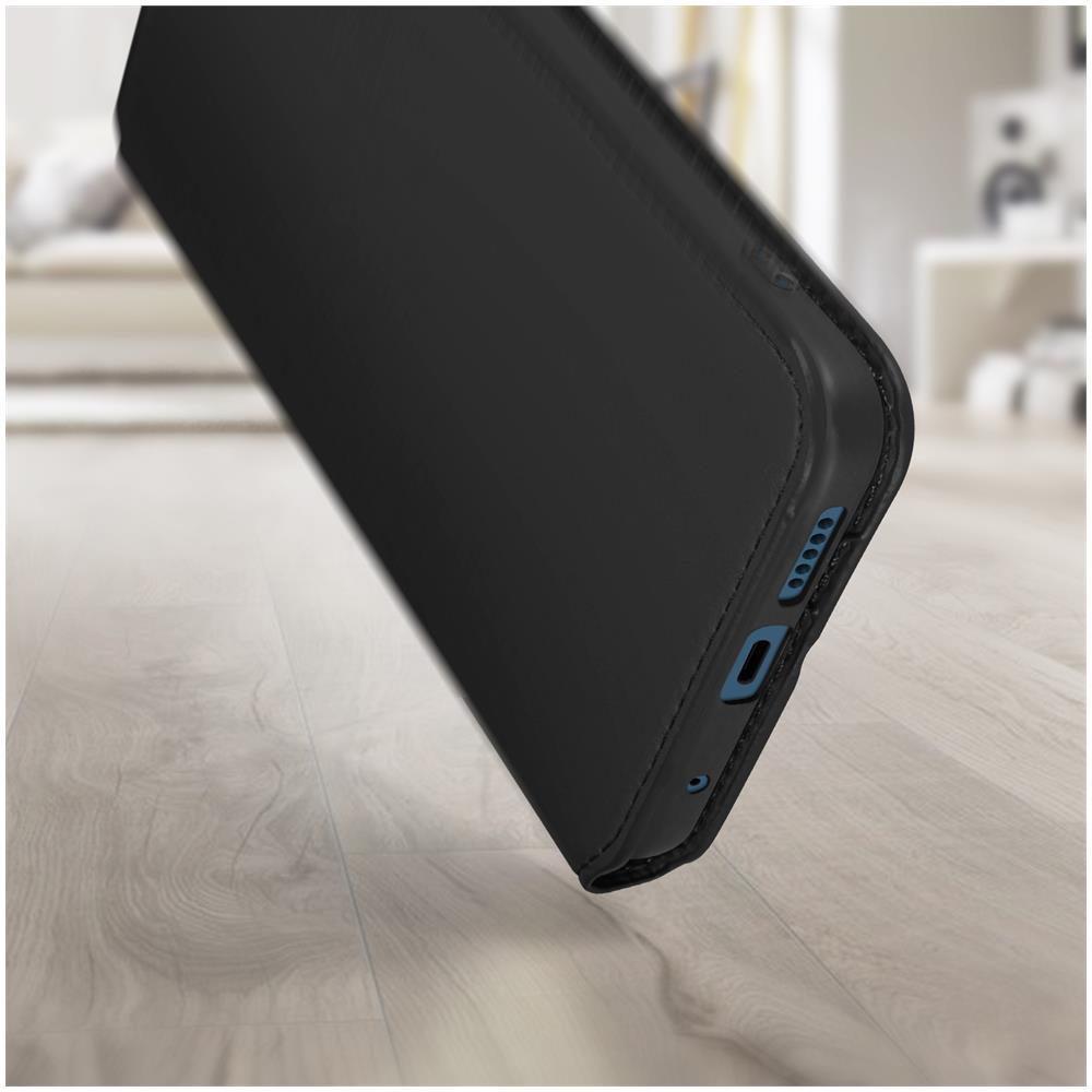 Custodia Xiaomi Redmi Note 11 E 11s Portacarte Funzione Supporto Similpelle Nero - Foto 2
