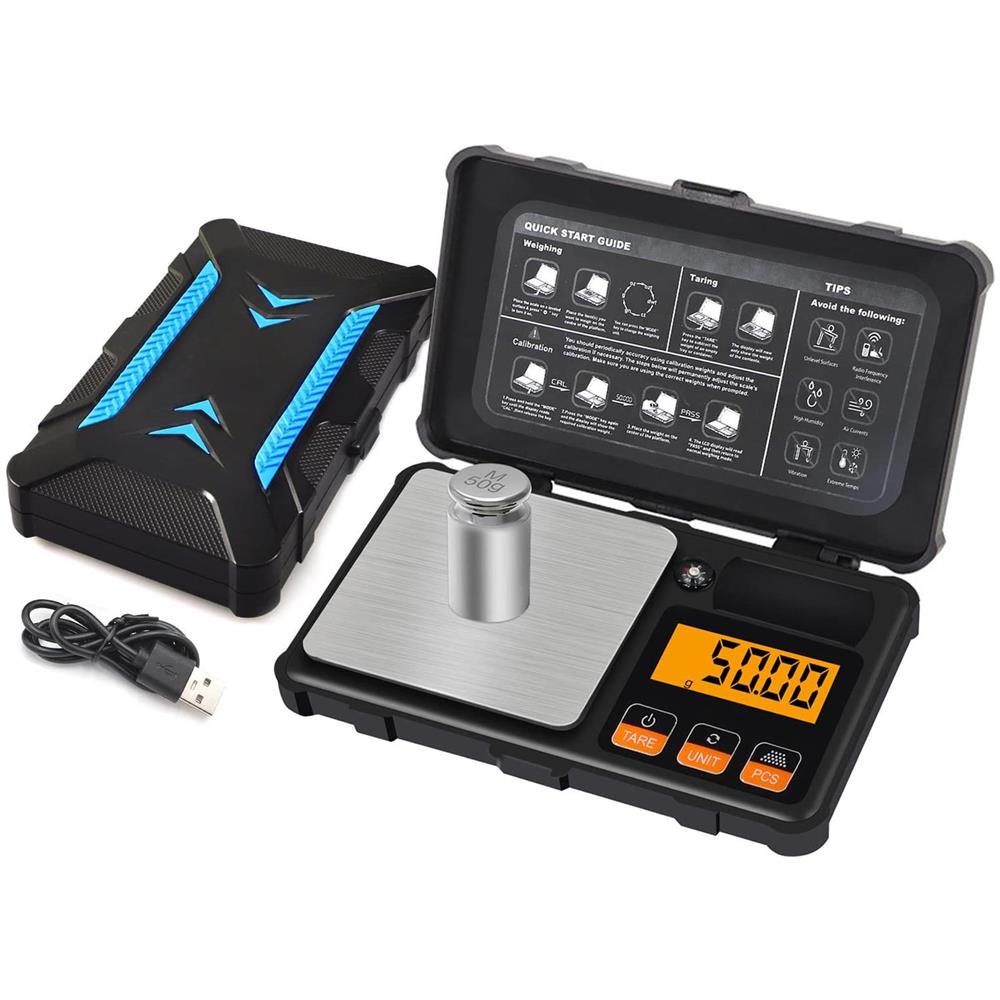 Bilancia Tascabile Digitale Ricaricabile 200 G/0,01 G - Foto 1