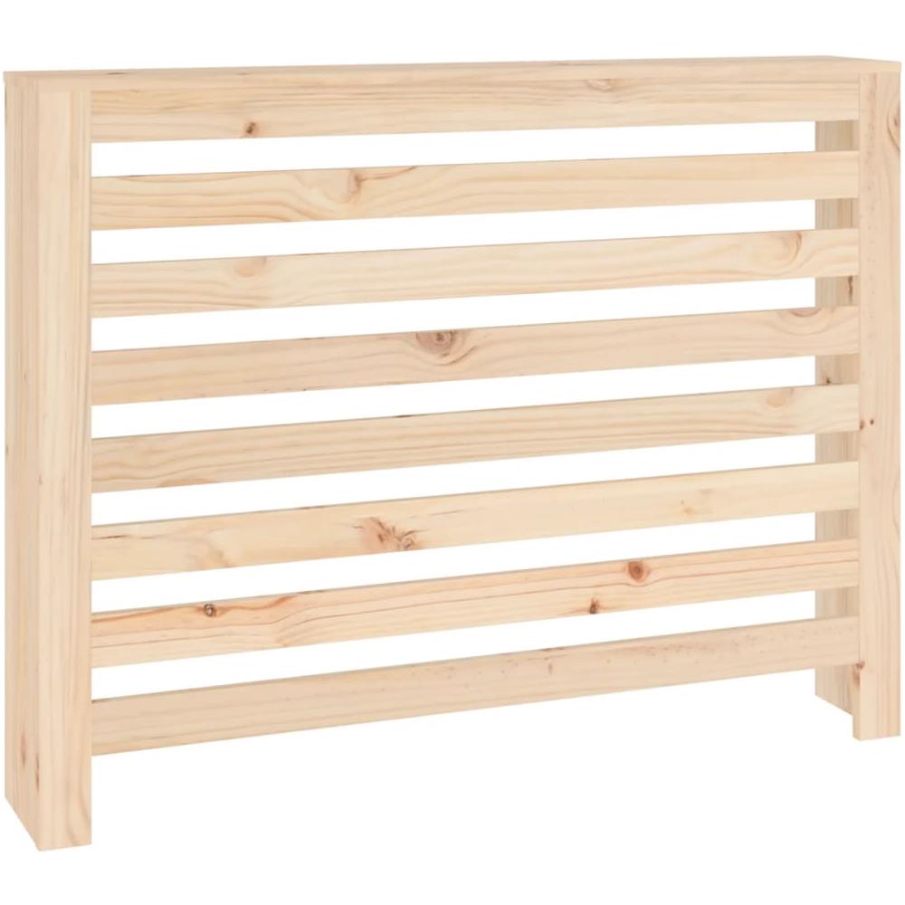 Copertura Termosifone 108,5x19x84 Cm In Legno Massello Di Pino - Foto 2