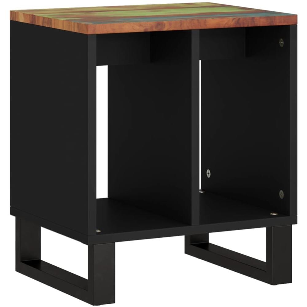 Tavolino 40x31x46 Cm Legno Massello Recupero E Multistrato - Foto 1