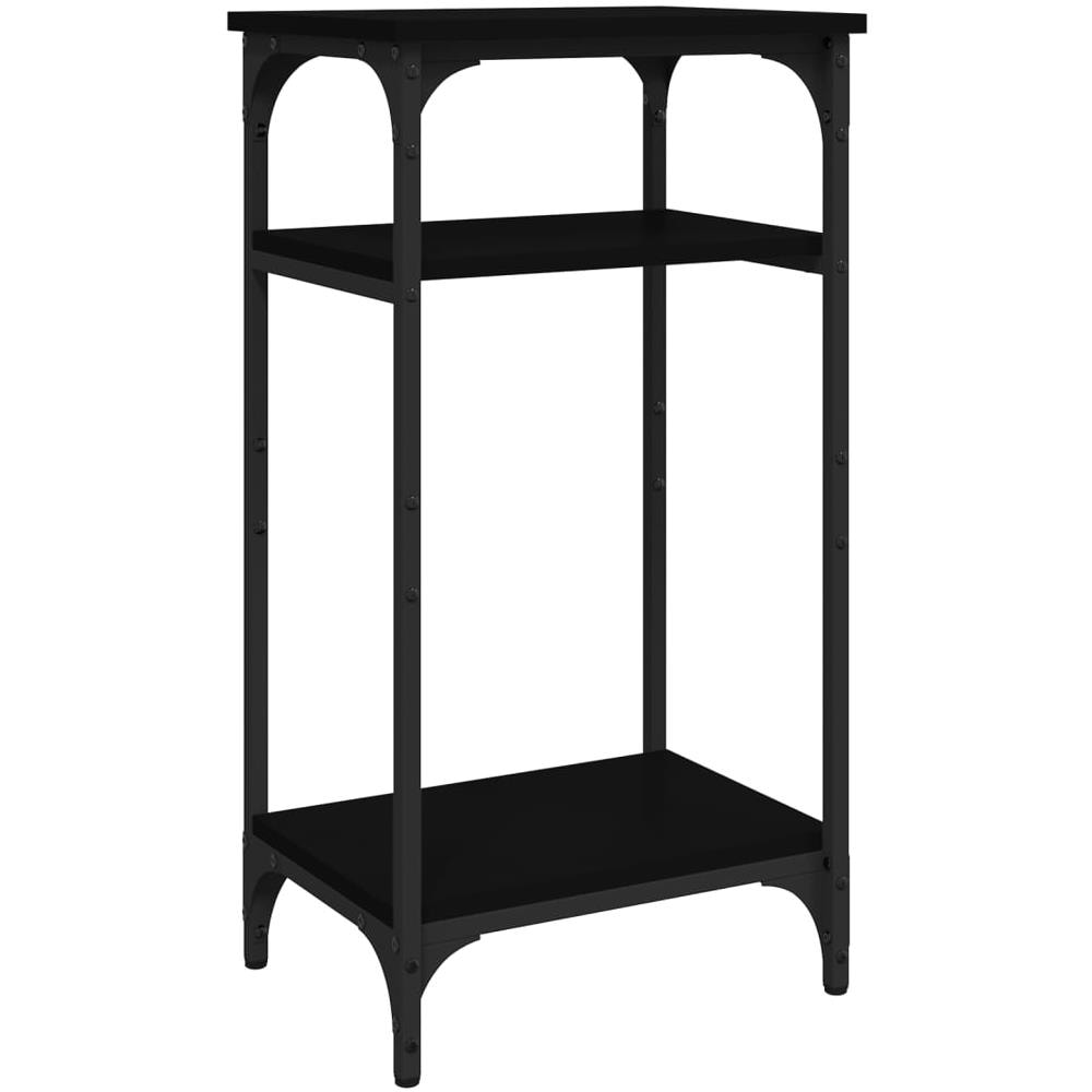 Tavolino Nero 40x30x75 Cm In Legno Multistrato - Foto 2