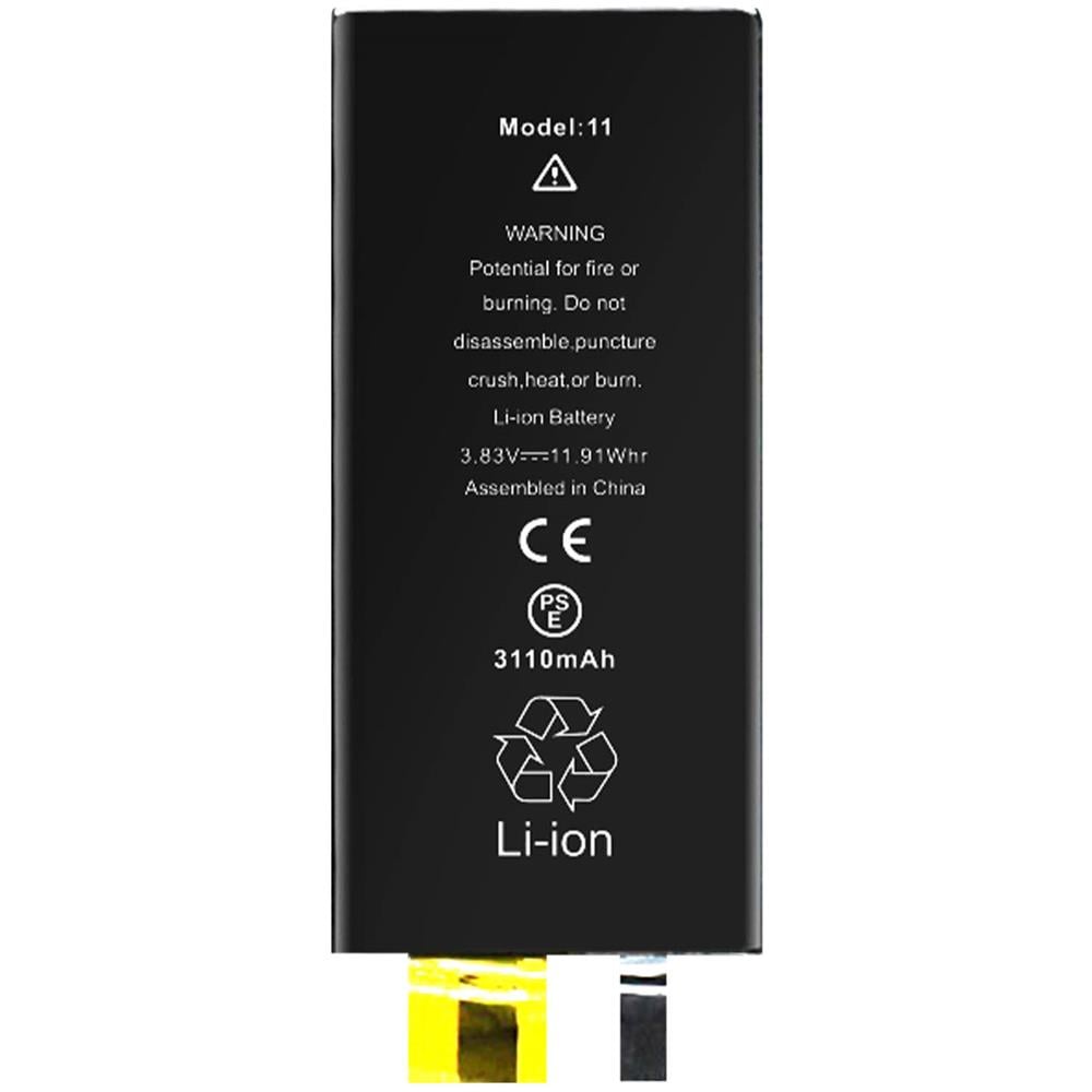 Batteria Senza Bms Compatibile Per Iphone 11 Capacità 3110mah - Foto 1