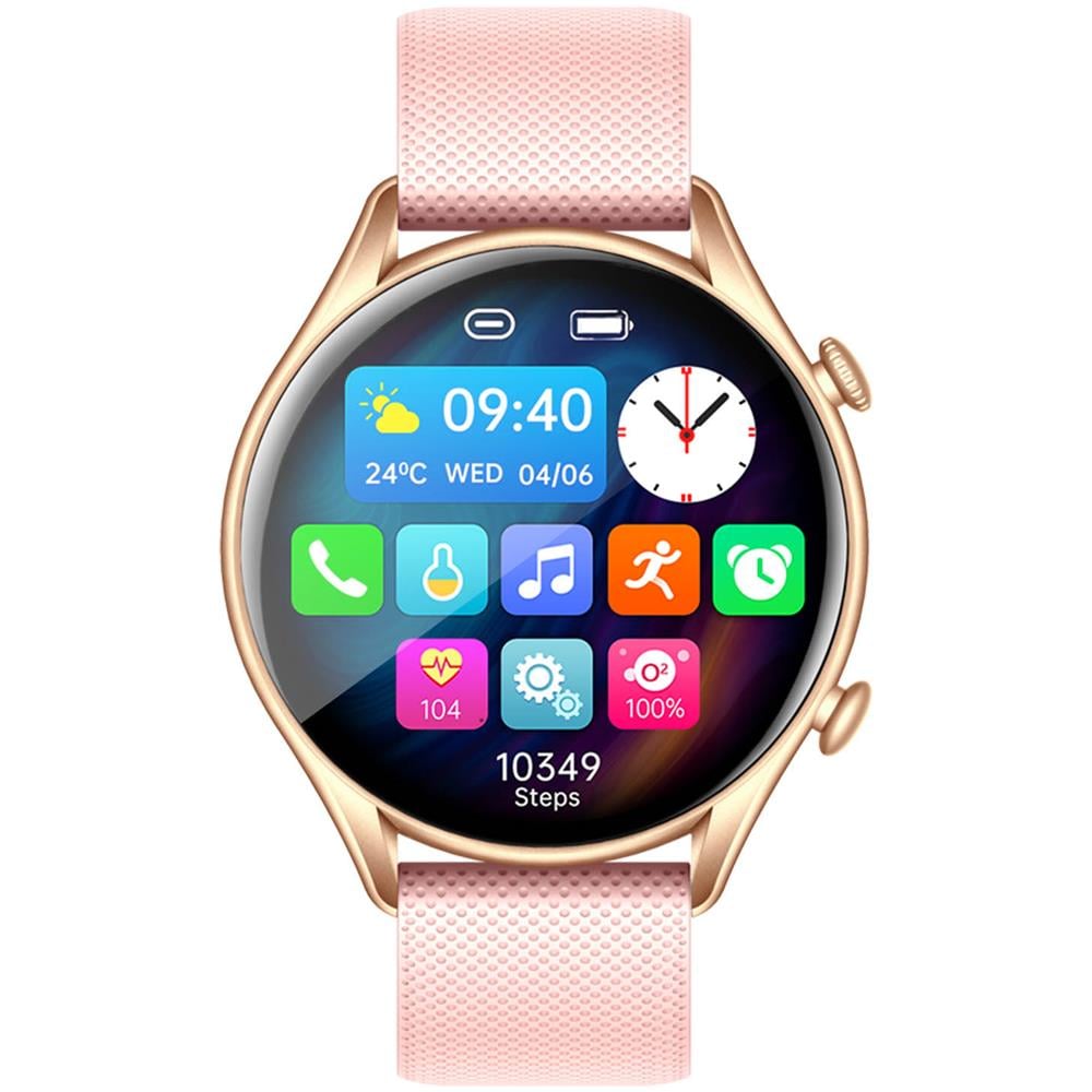 Smartwatch Watch El Waterproof Ip67 Health / Sport Tracker Spo2 Rosa - Foto 5