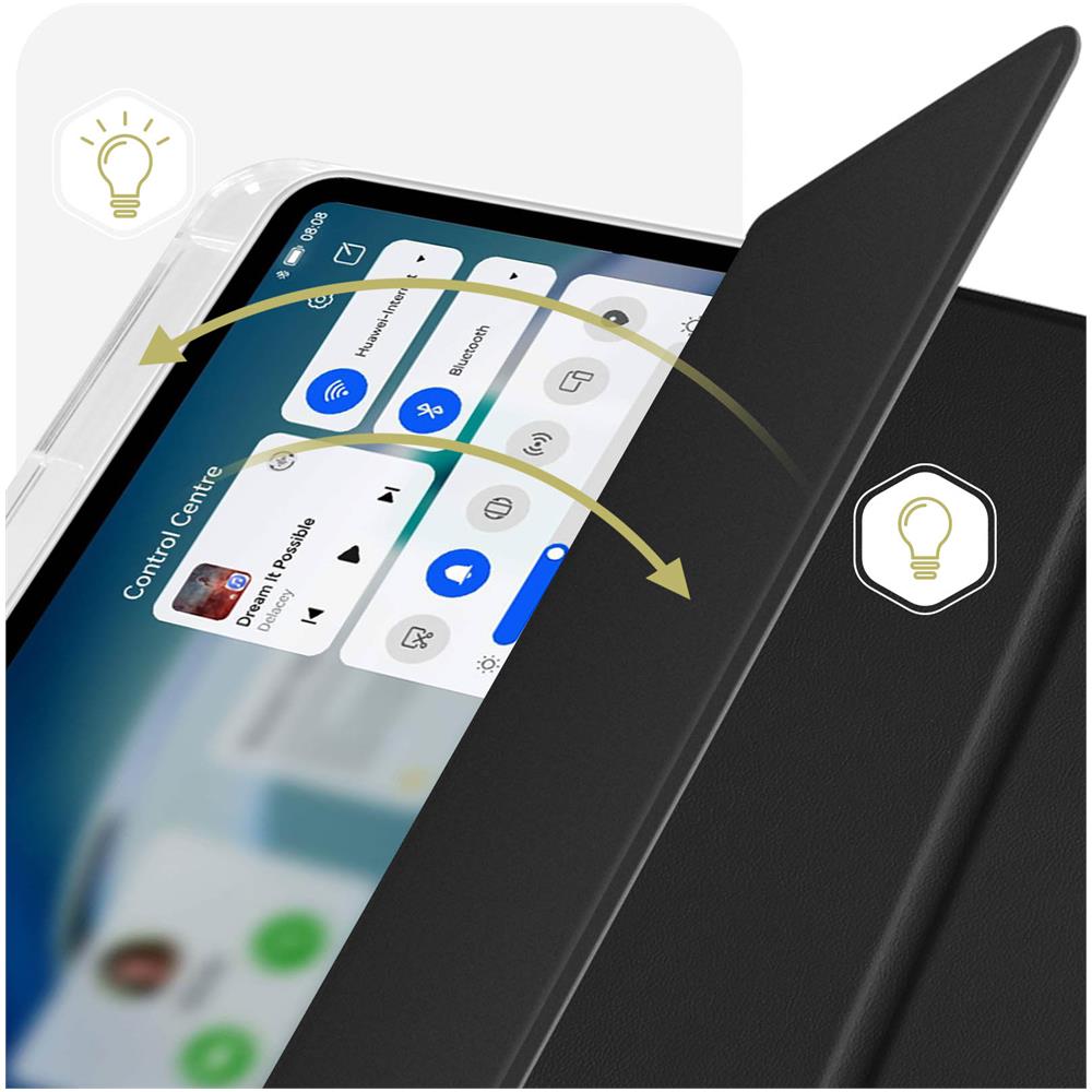 Custodia Per Xiaomi Pad 6 E 6 Pro Supporto Multiposizione Standby Smart Cover - Foto 2
