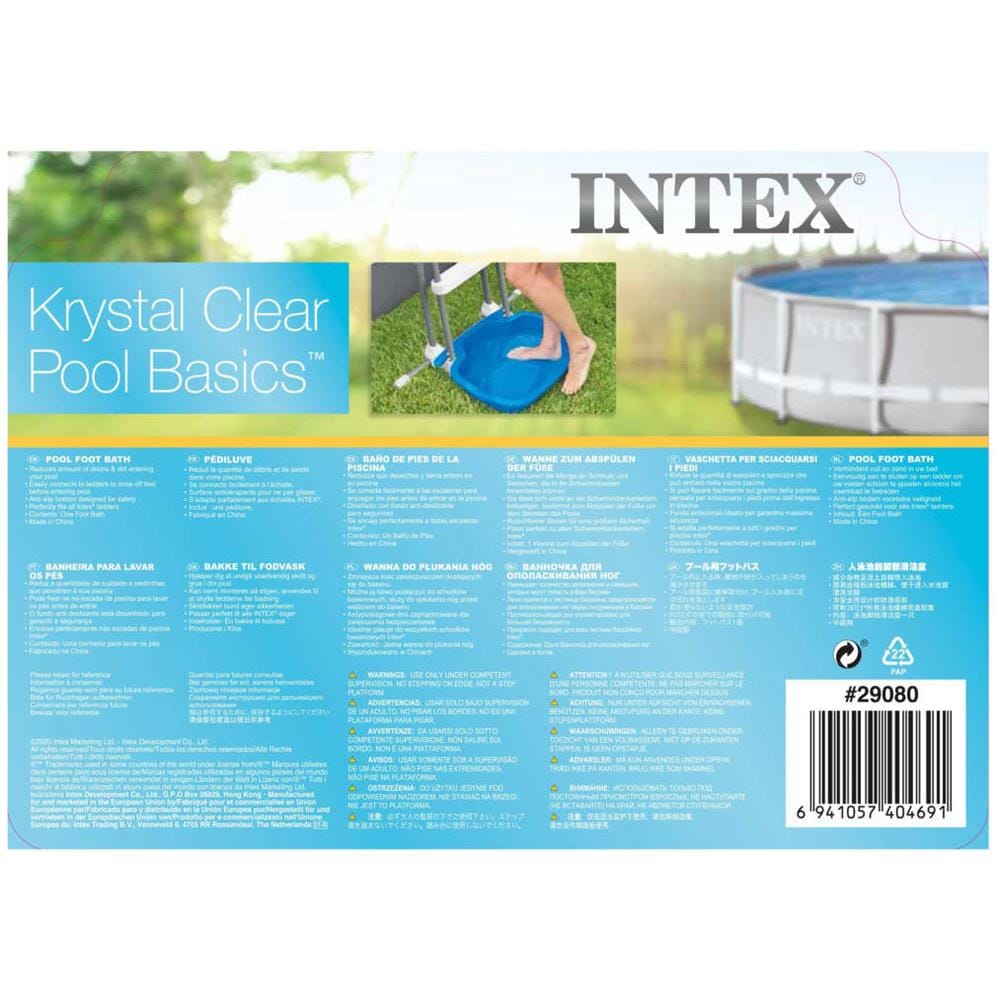 Pediluvio Da Piscina 11,5 L 56x46x9 Cm Blu - Foto 3