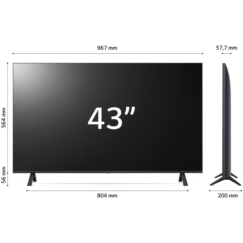 TV Nano Cell Ultra HD 4K 43" 43NANO82T6B.API Smart TV WebOS 2024 - Foto 10