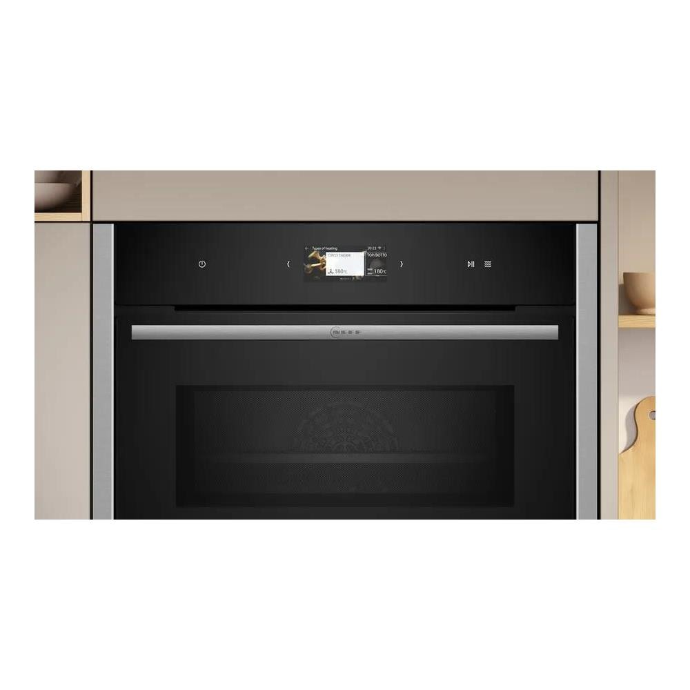 Forno Elettrico da Incasso N90 C24MS31N0 Capacità 45 L Multifunzione Ventilato + Microonde Potenza 3600 W Colore Nero - Foto 2