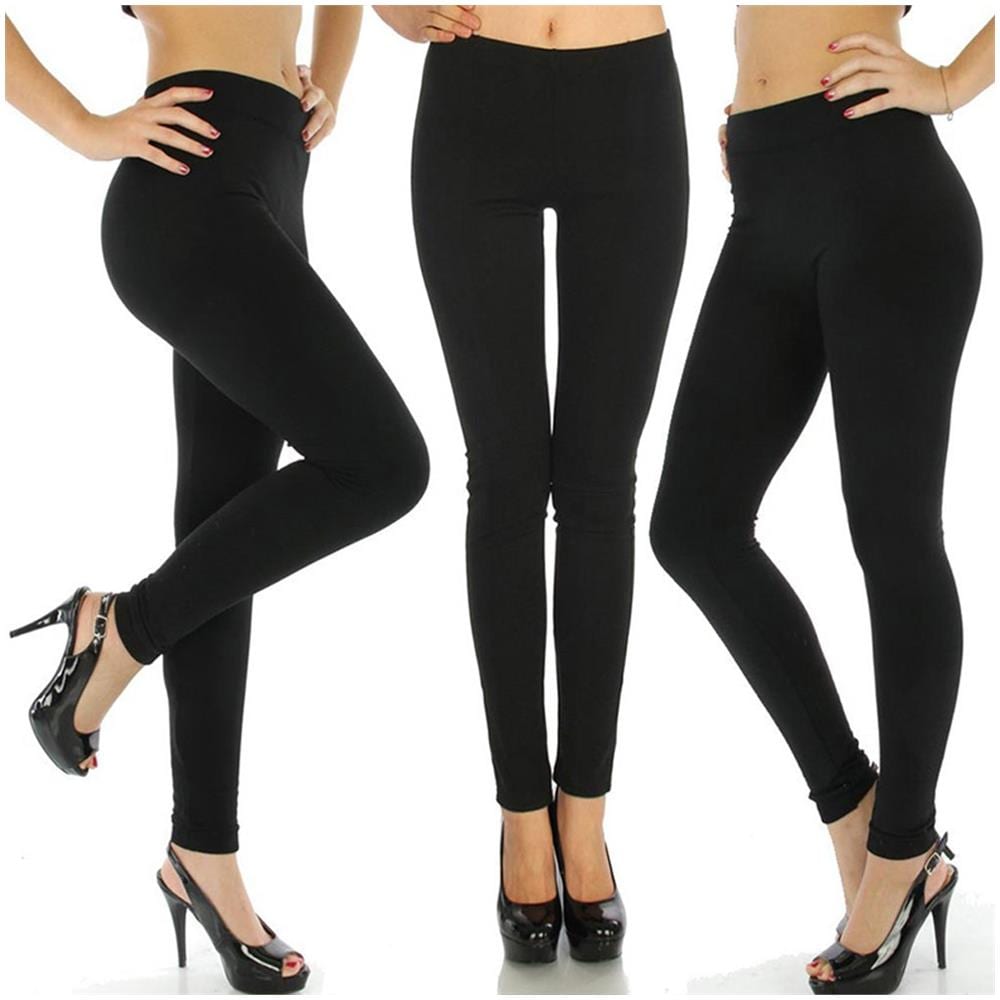 Trade Shop - 3 Leggings / Calze Mod. 095 Donna Felpati Comodi Caldi  Eleganti 3pz. Vari Colori - ePRICE