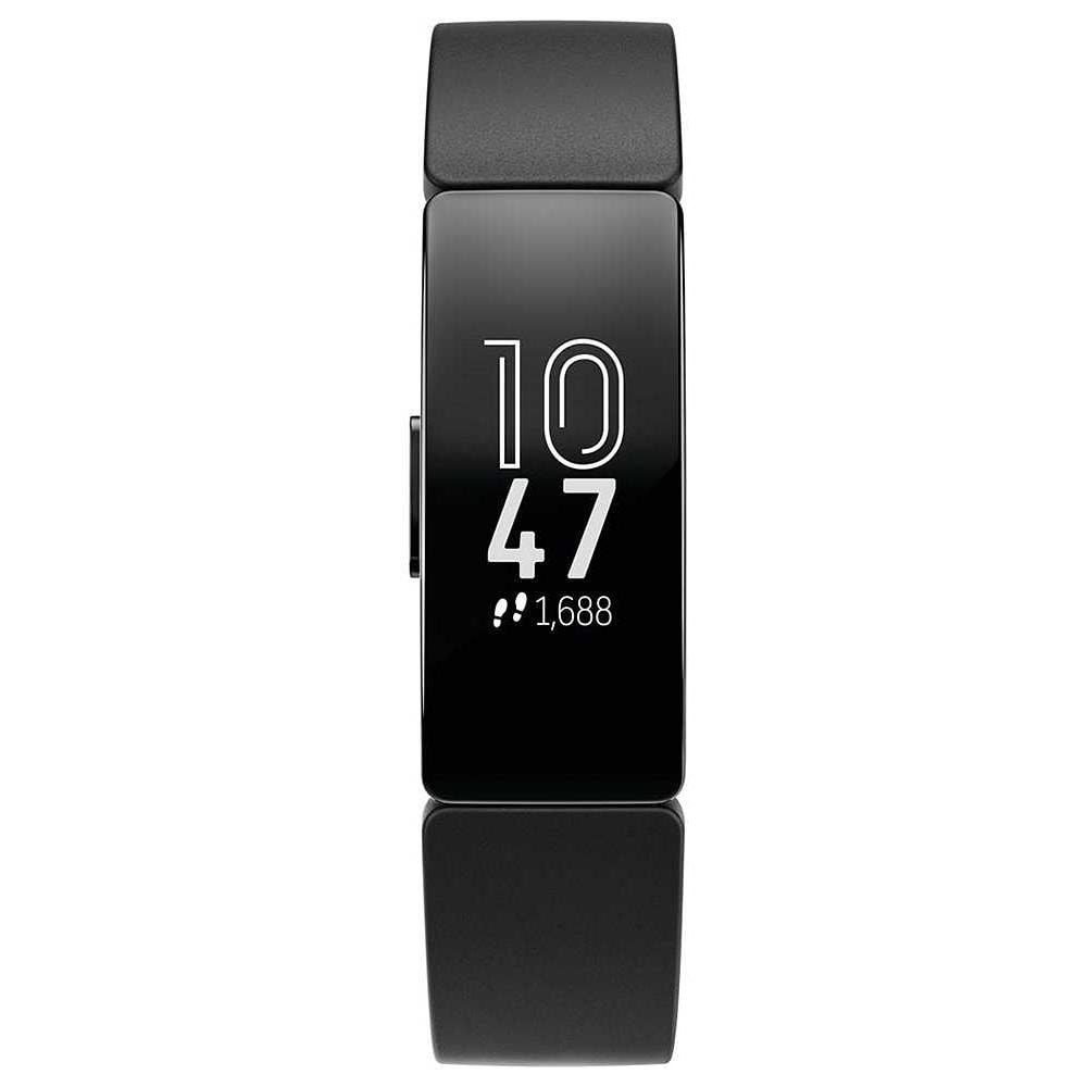 Activity Tracker Inspire HR Impermeabile 5 ATM Display OLED Bluetooth con Cardiofrequenzimetro e Contapassi Taglia S / L Nero - Foto 2