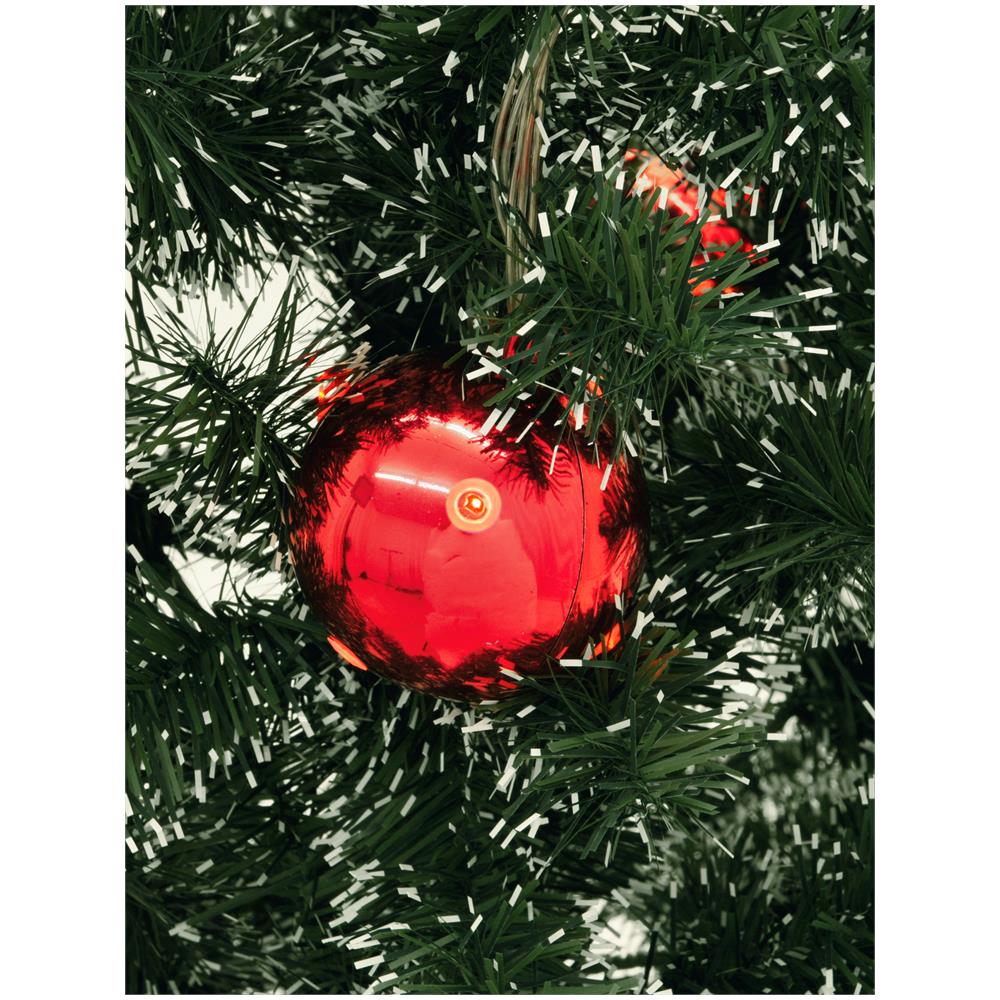 Led Christmas Ball 6cm, Red 6x - Foto 3