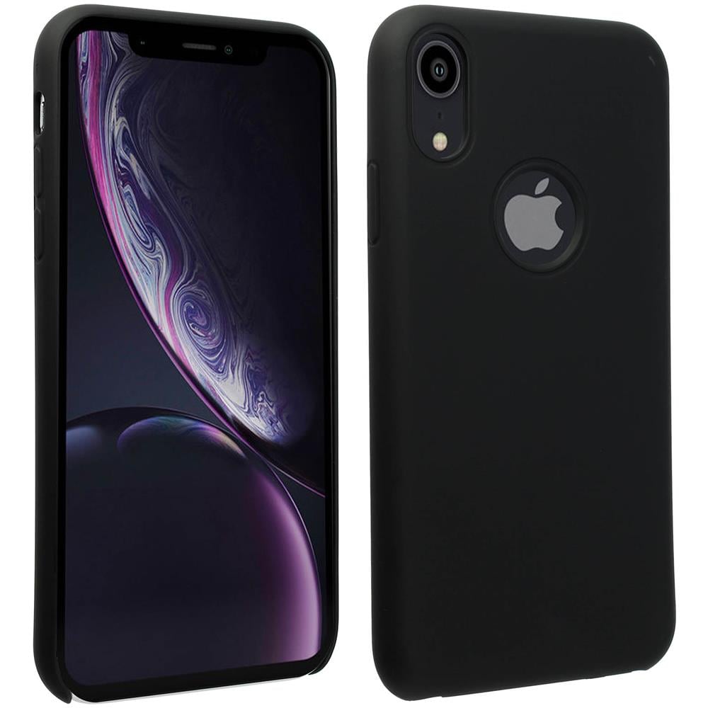 Cover Silicone Iphone Xr Semi-rigida Opaca Finitura Soft Touch Nero - Foto 1