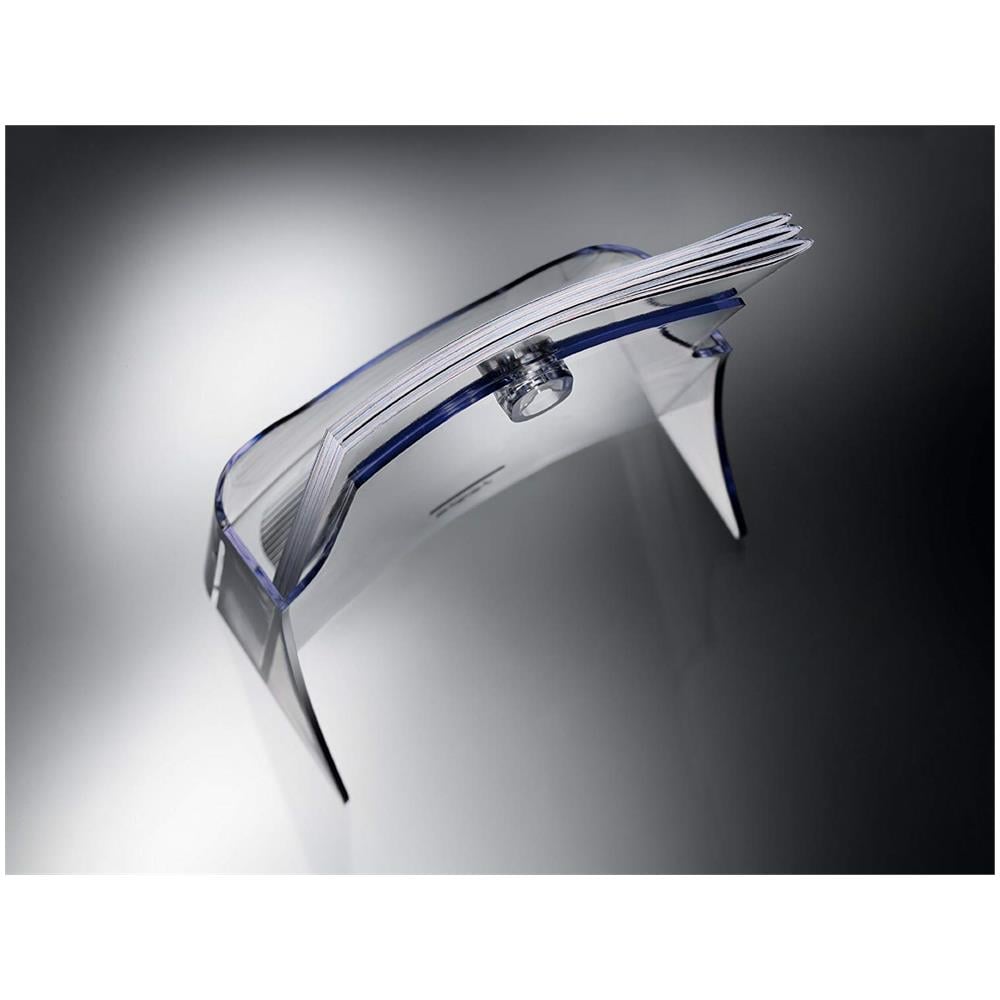 Lh333 - Espositore Da Tavolo In Acrilico, 105 X 210 Mm, Trasparente - Foto 2