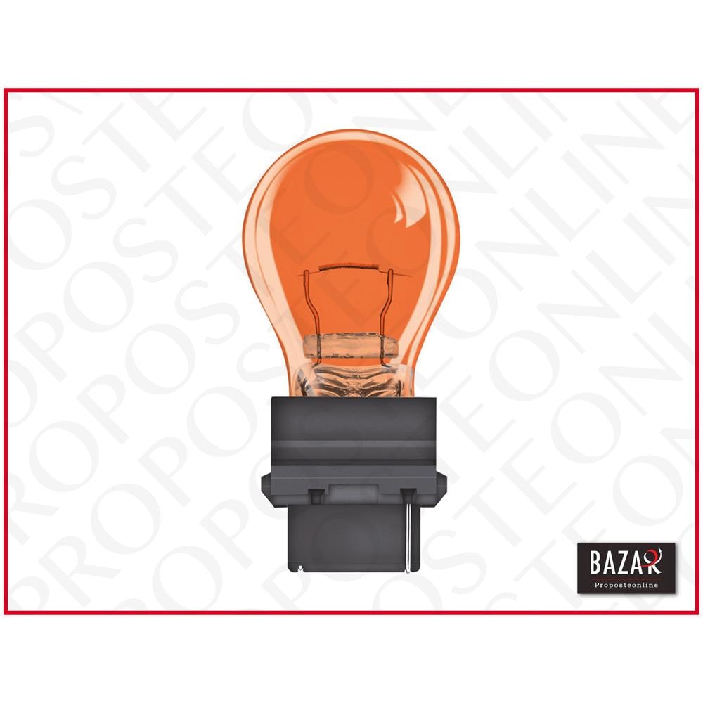 Lampada Per Auto 12v Original Line - Py27/7w - 27/7w - Wx2,5x16q - Color Arancio - Foto 1