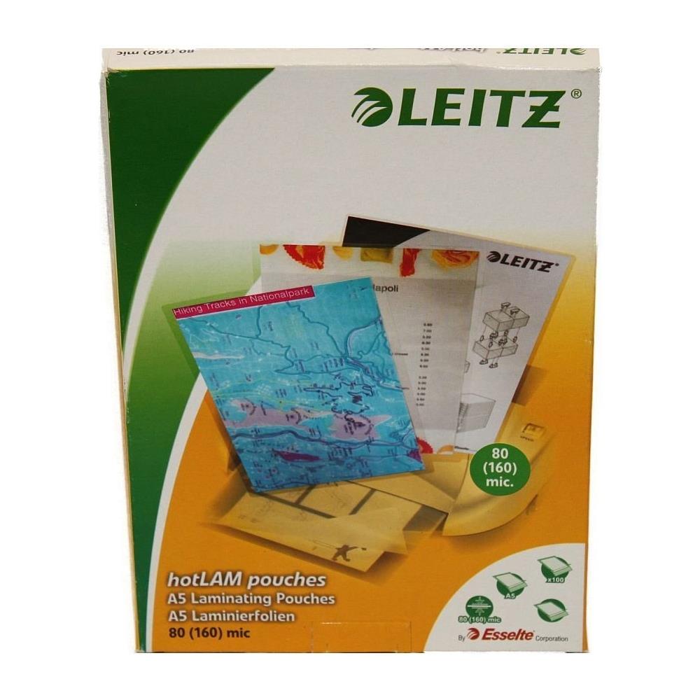 Esselte Leitz - 100 - A5 (148 X 210 Mm) - Taschen Fr Laminierung (33817) - Foto 1