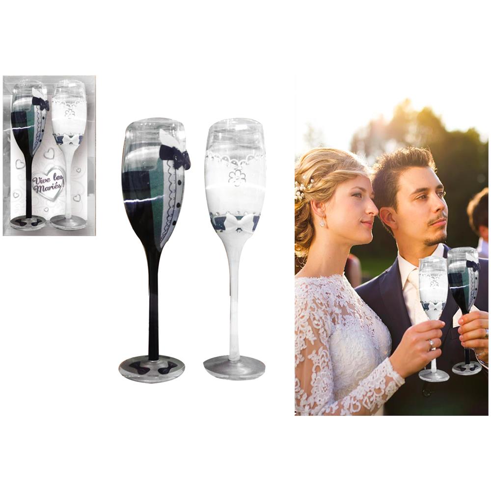 Sud Trading - 2 Calici Per Gli Sposi - Foto 1