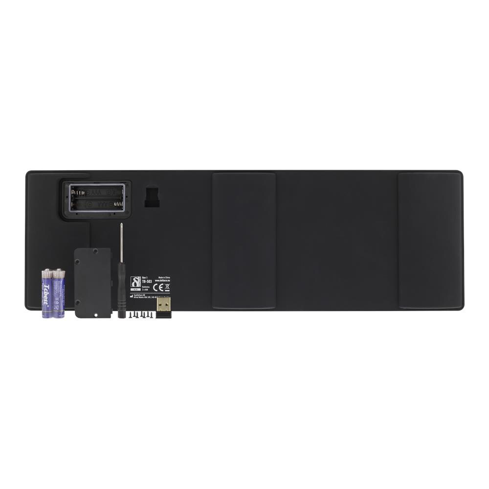 Tastiera Wireless Deltaco In Silicone Con Touchpad, Ip68, Nera - Foto 9