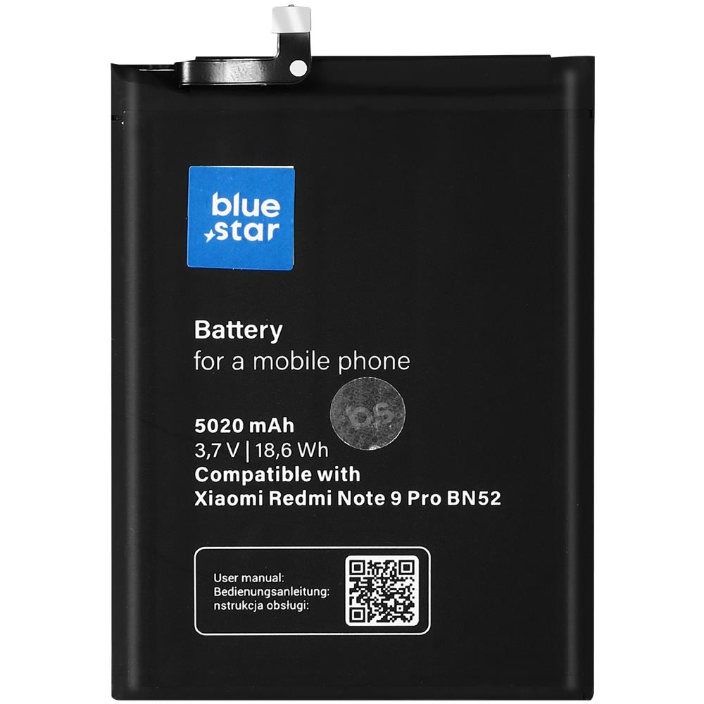 Batteria Di Ricambio Per Xiaomi Redmi Note 9 Pro 5020mah Bn52 Nera - Foto 5