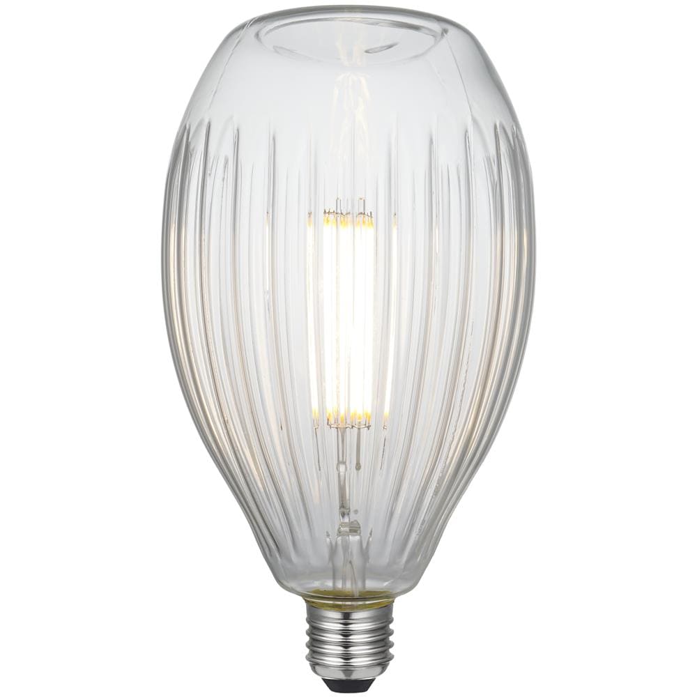 Lampadina Led Dimmerabile E27 6w 600 Lm Eos Linea Crystal Xxl Dl700278 Bianco Caldo 2700k 205xø115 Mm Vetro - Foto 5