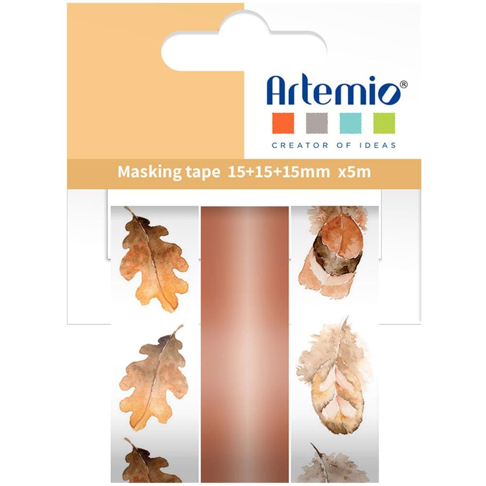 3 Nastro Adesivo Autunnale 15 Mm X 5 M - Foto 1