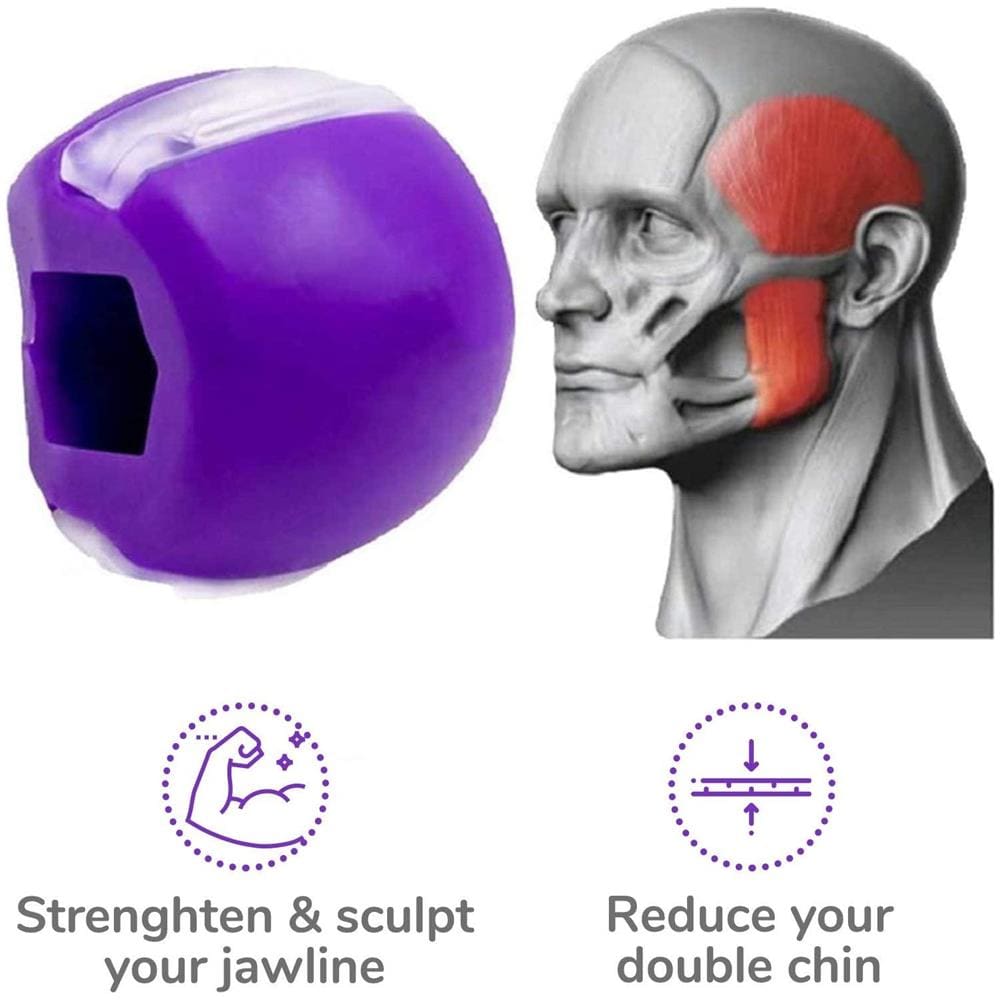 Jawline Ginnico Jaw Trainer Silicone Viola - Foto 7