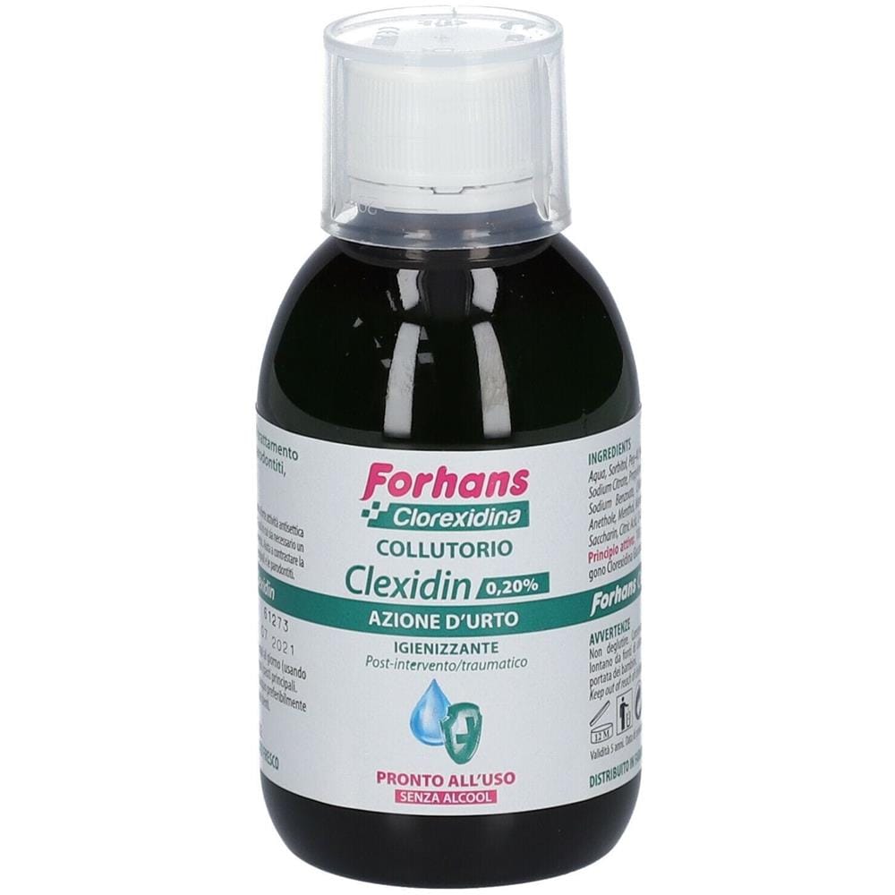 Forhans Clexidin 0,20 Senza Alcool 200 ml - Foto 1