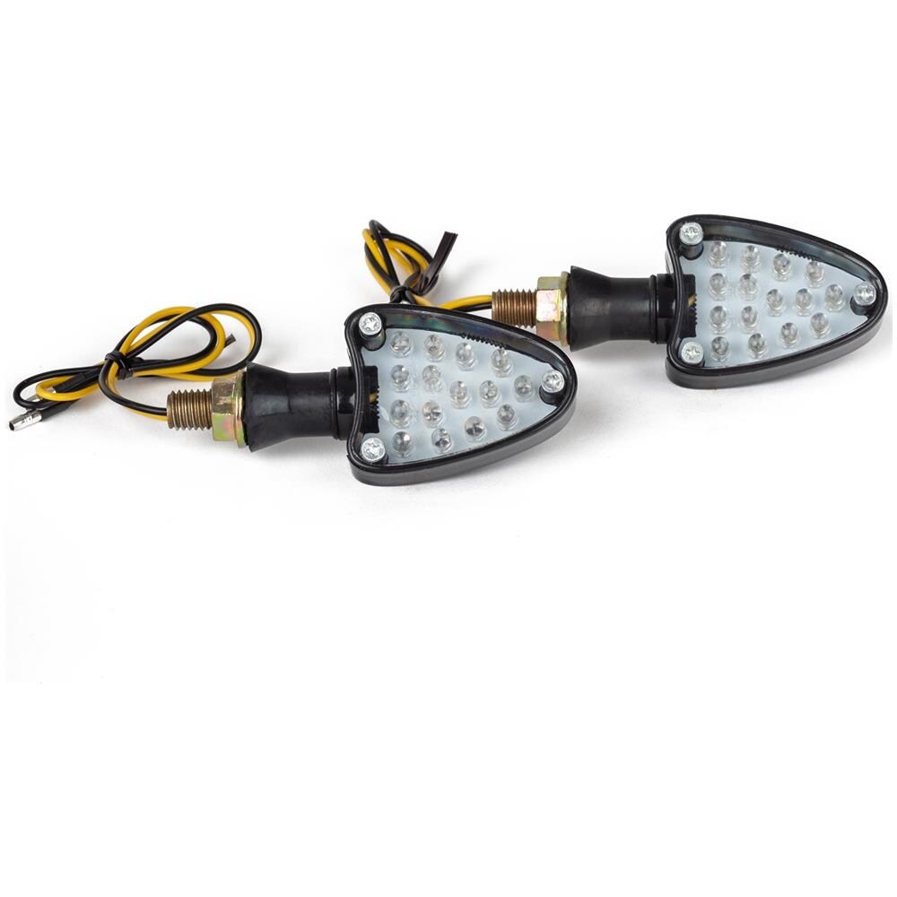 Design Unico Frecce Moto Indicatori Direzione Segnalatori A-pro 12v Nero - Foto 1