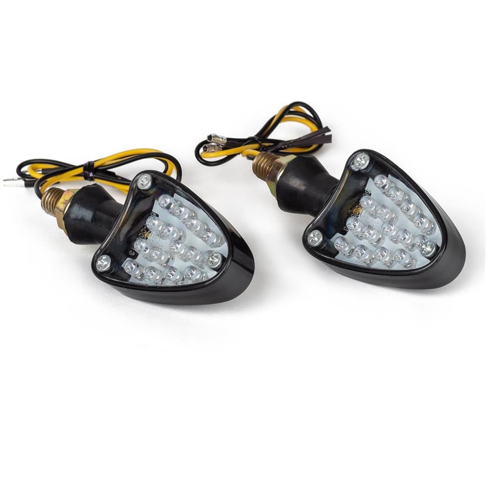 Design Unico Frecce Moto Indicatori Direzione Segnalatori A-pro 12v Nero - Foto 3