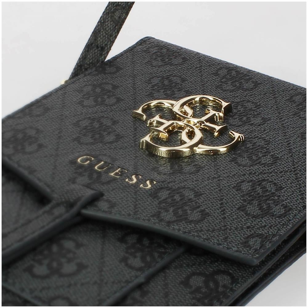 Pochette Per Smartphone, Tracolla Portatessere Stampa Guess 4 G E Logo, Grigia - Foto 5