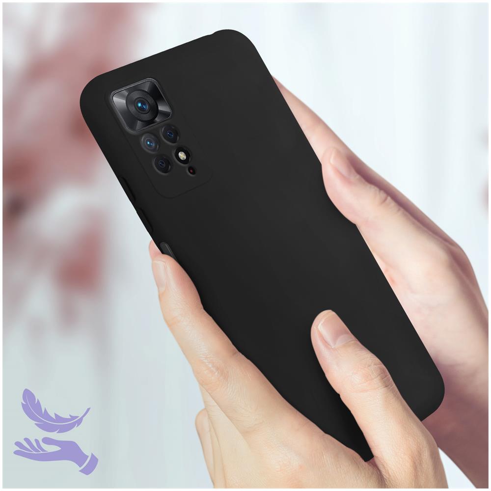 Cover Per Xiaomi Redmi Note 11 Pro 5g In Silicone Semi-rigido Soft-touch Nera - Foto 5