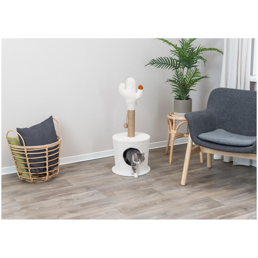 Nicchia Per Gatti Con Cactus 36x84 Cm Crema - Foto 8