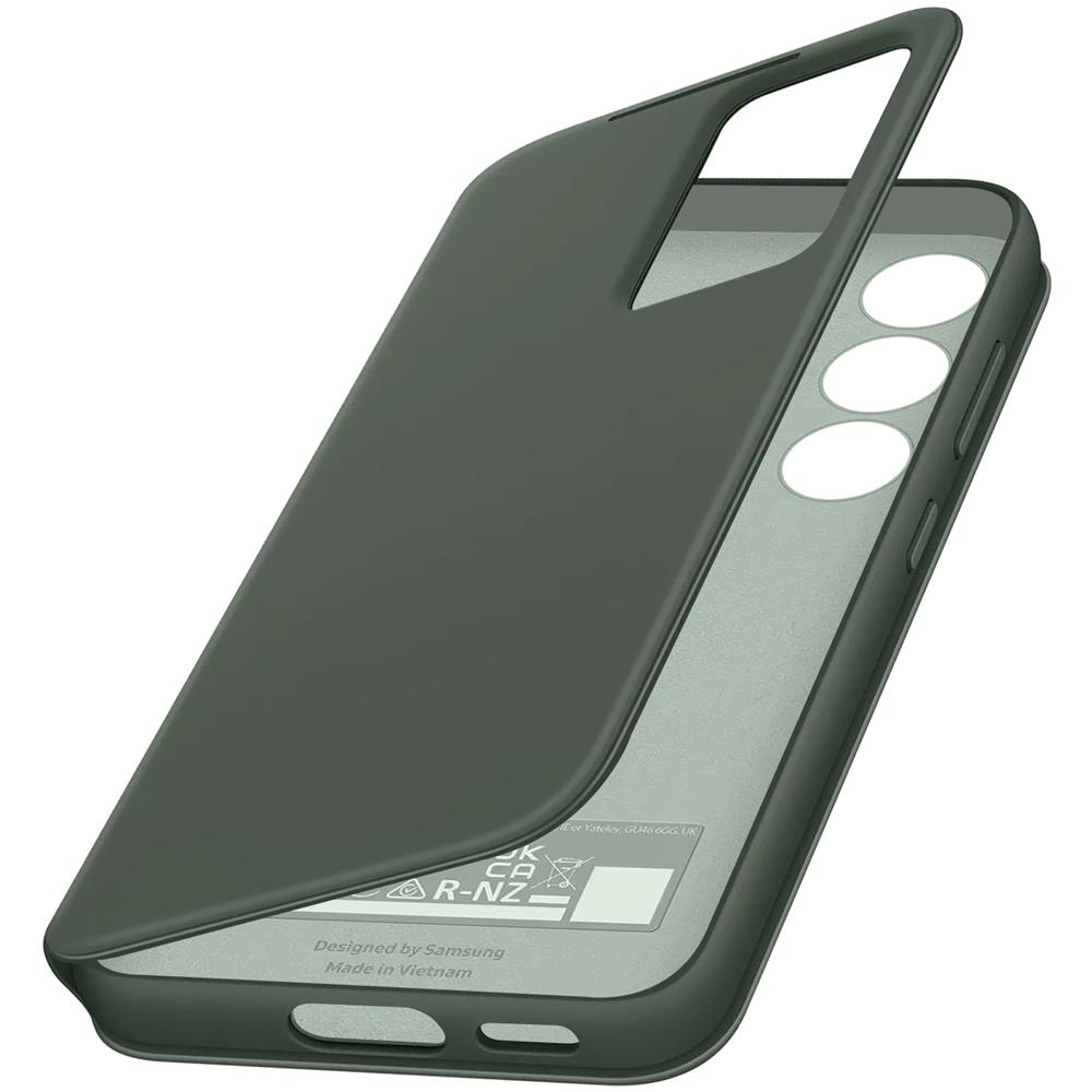 Custodia Galaxy S23 Plus Con Finestra Originale Smart View Wallet Case Green - Foto 5