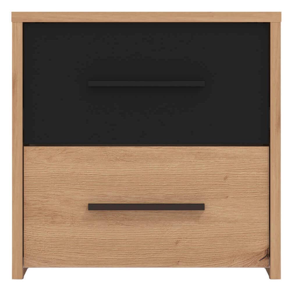 Caddie - Comodino Due Cassetti Moderno Minimal In Legno - Foto 2