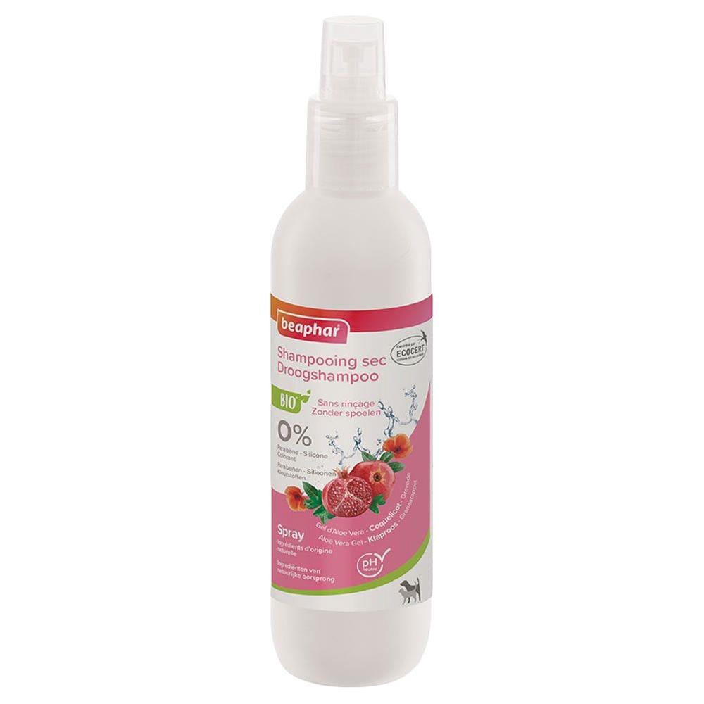 Shampoo Secco Spray Per Cani E Gatti 200ml Aloe Vera, Papavero, Melograno Organic - Foto 1