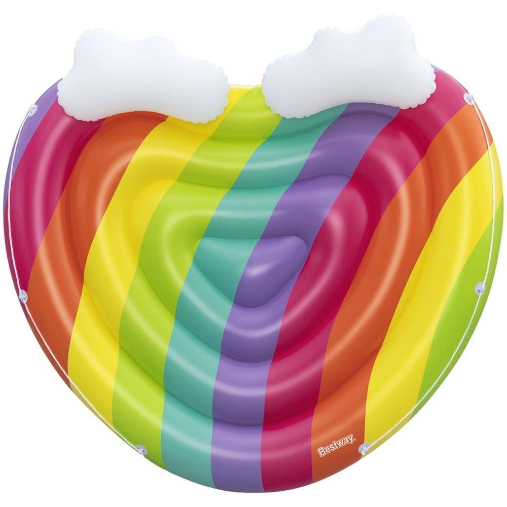 43722 galleggiante da piscina e da spiaggia Multicolore Monocromatico PVC Materassino galleggiante - Foto 7