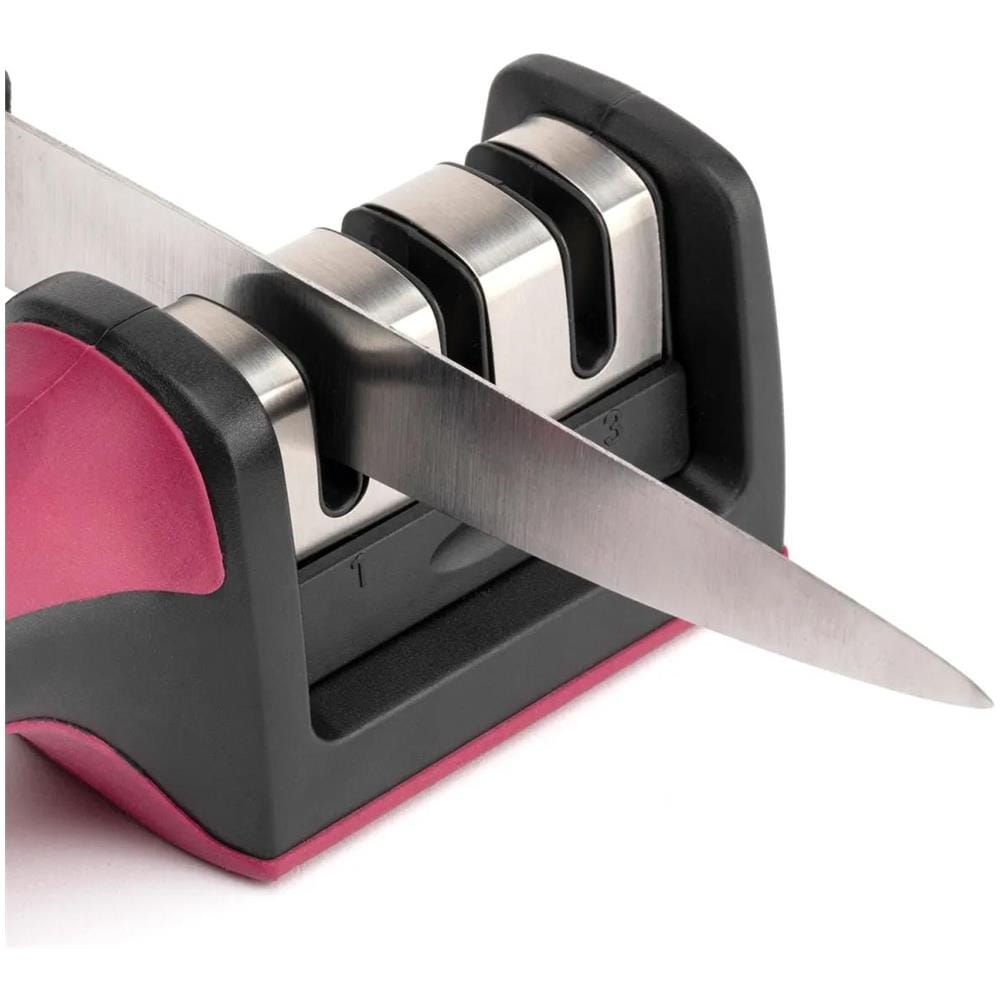 KNIFE SHARPENER RED /BLACK HACC4541 - Foto 2