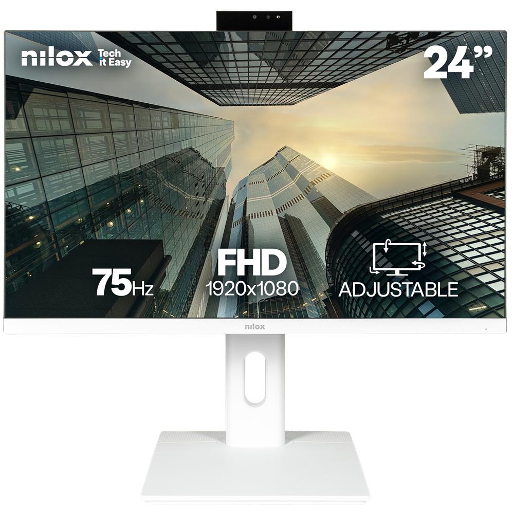NXM24REGWEB01W Monitor PC 60,5 cm (23.8") 1920 x 1080 Pixel Full HD LED Bianco - Foto 1