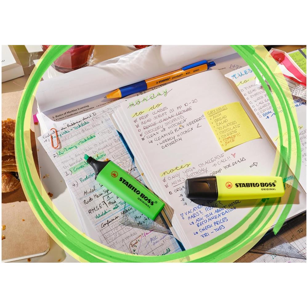 BOSS ORIGINAL - Evidenziatore - Confezione da 10 - Blu - Foto 2