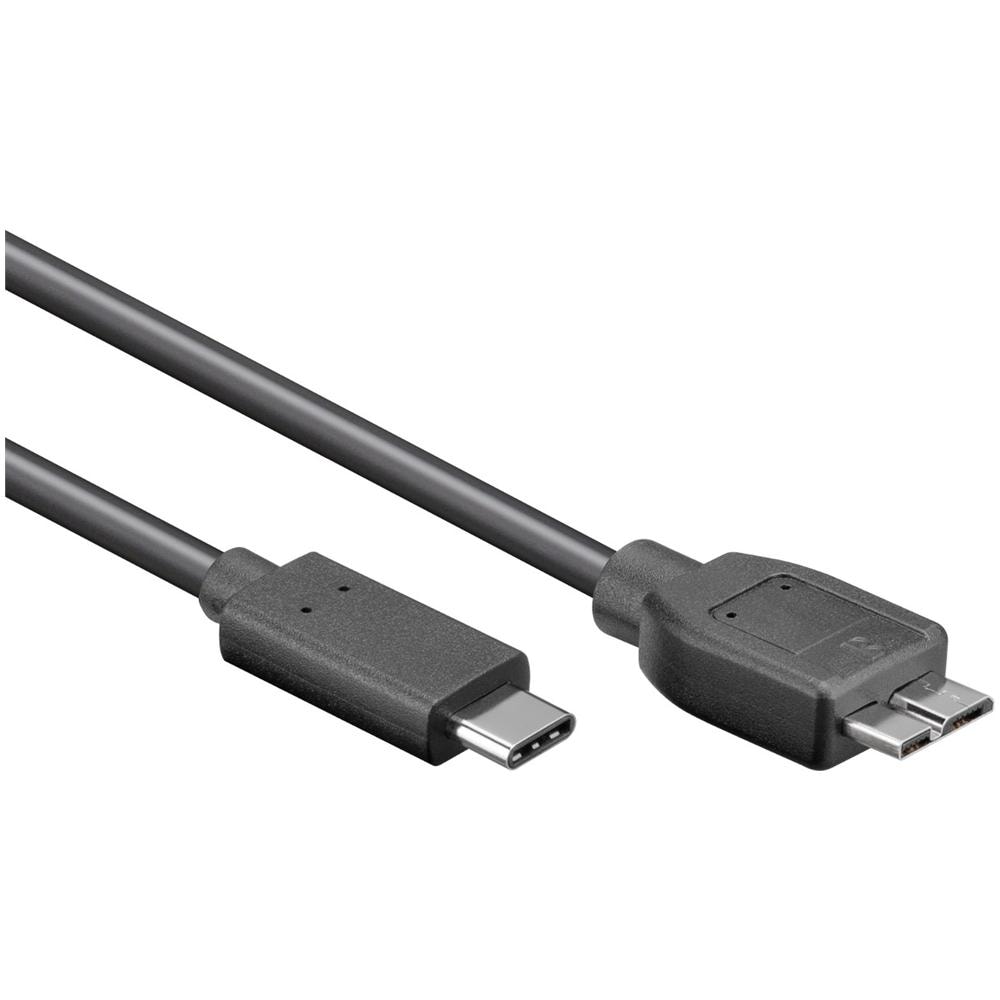 ICOC MUSB31-CMB3M10 - Cavo USB3.0 MicroB Maschio USB-C Maschio 1m Nero - Foto 2