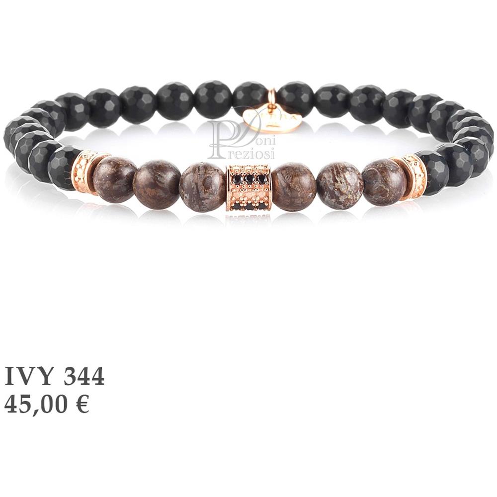 bracciale uomo con pietre nere bracciale uomo con pietre nere