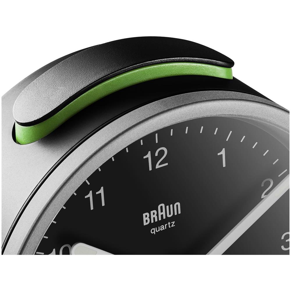 BC 12 SB Sveglia al quarzo argento-nero - Foto 4