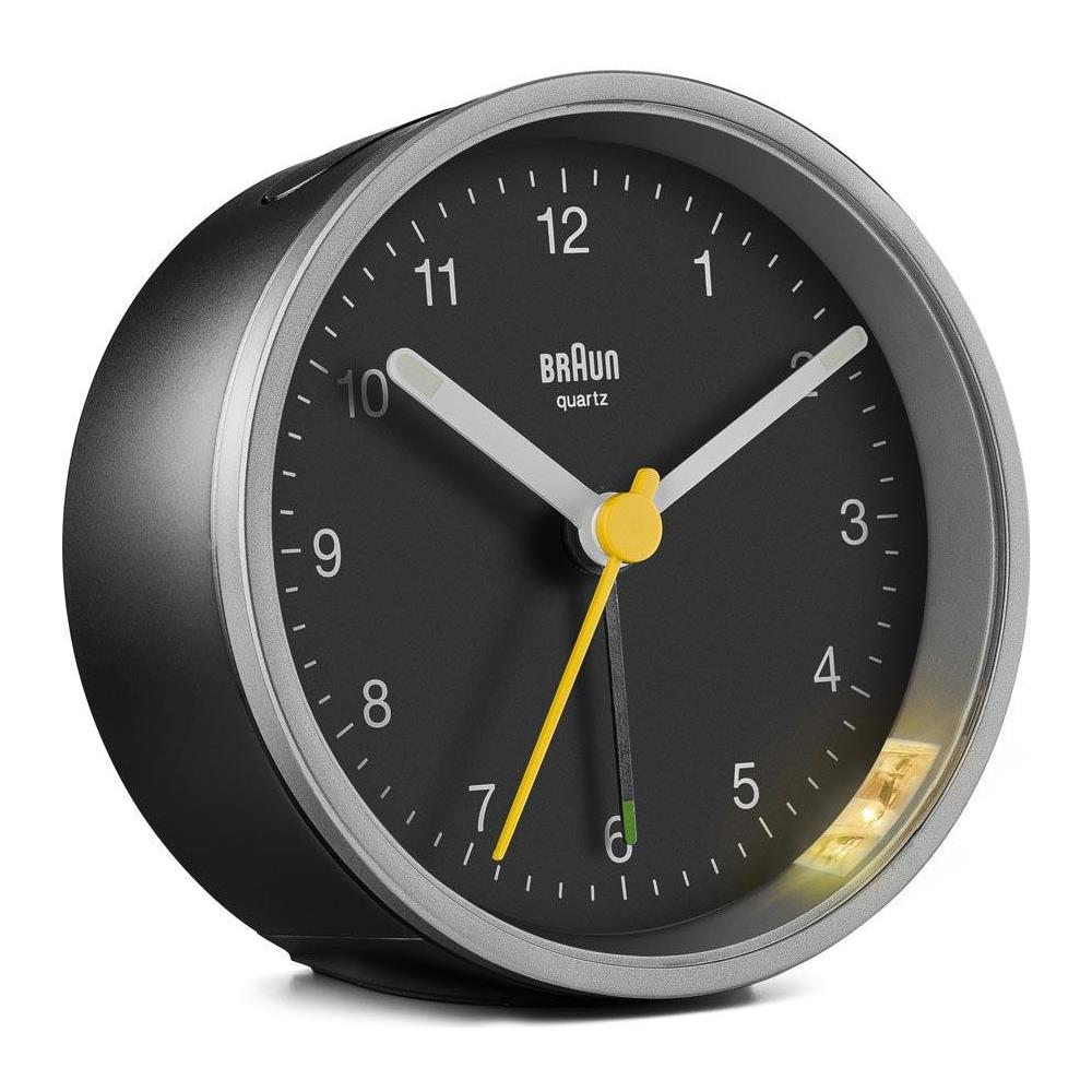 BC 12 SB Sveglia al quarzo argento-nero - Foto 2