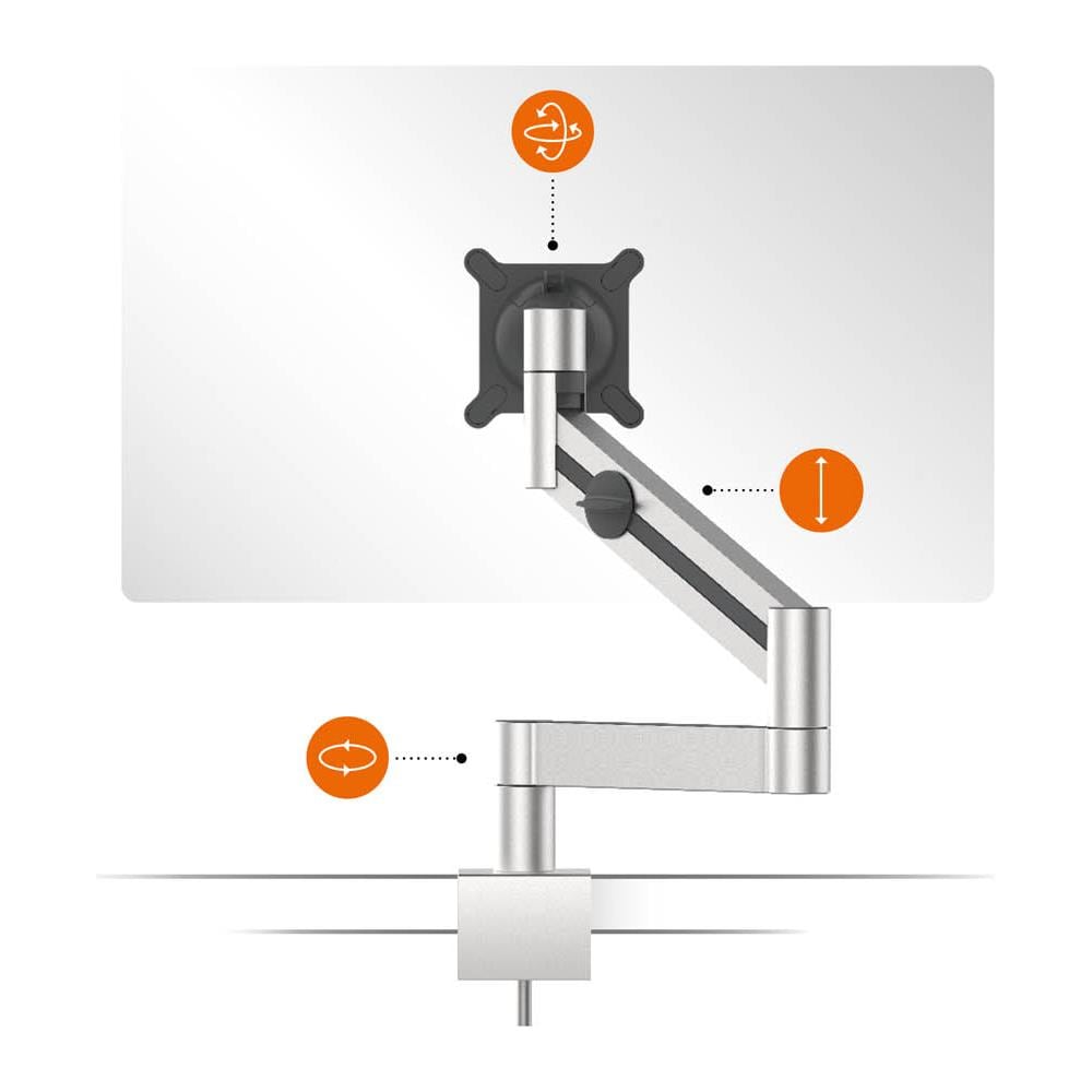 Monitor Mount Arm for 1 Monitor, Table Clamp 508323 - Foto 7
