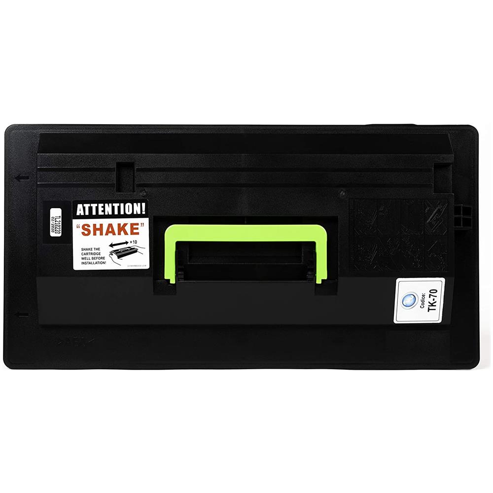 TONER COMPATIBILE -  Kyocera Tk-70 Nero 370ac010 Per Fs-9100dn, Fs-9120, Fs-9120dn, Fs-9500, Fs-9500dn, Fs-9520dn Fornito Di Intelligent Chip Capacità 40000 Copie Made In Italy - Foto 2